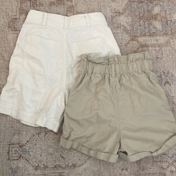 Set of 2 HIGH WAIST shorts (Madewell + H&M) - Picture 2 of 4